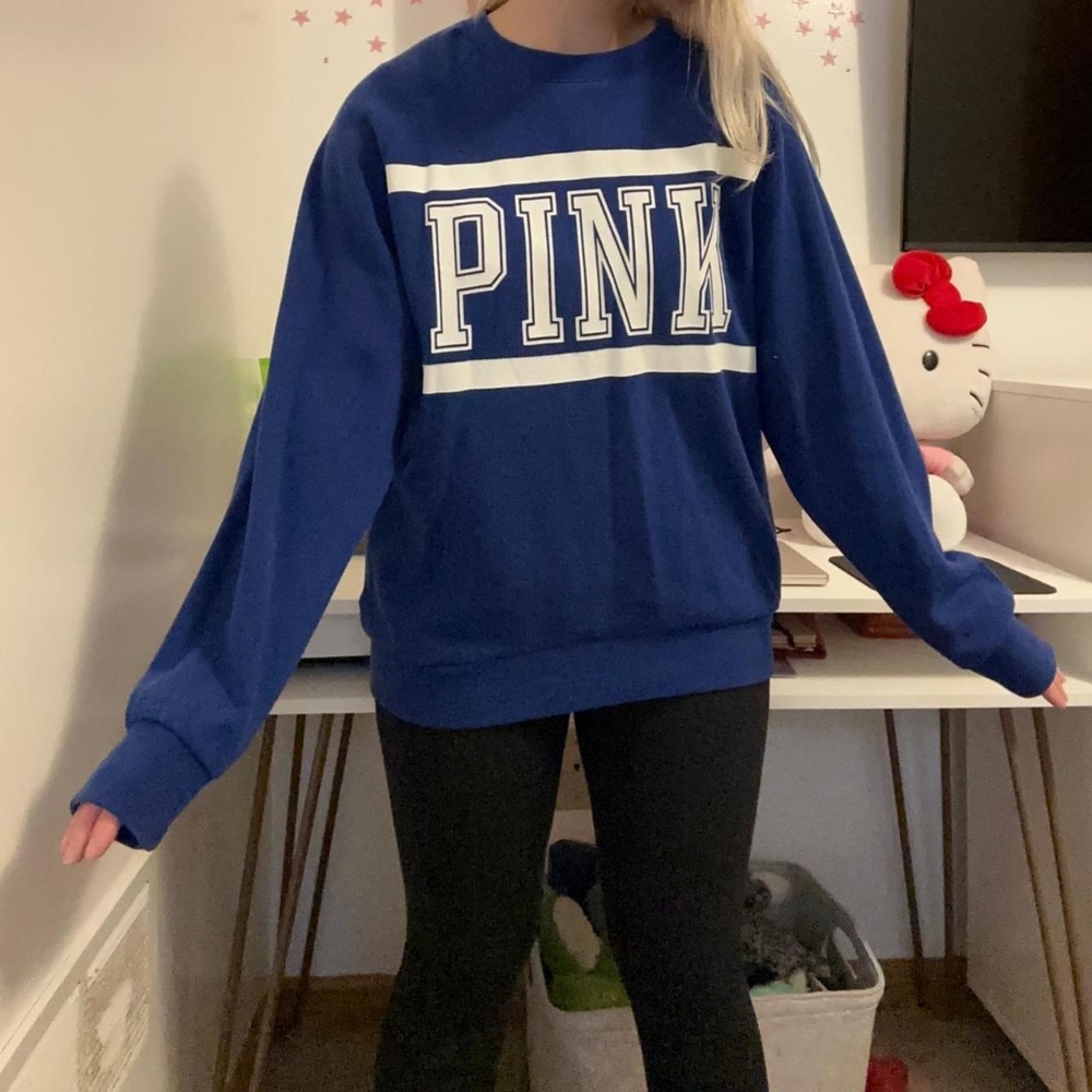 Lovely cozy sweater in royal blue!